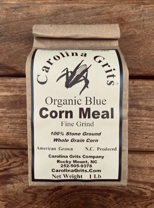 Blue Cornmeal - Organic (Fine Grind) 16oz - very limited stock!
