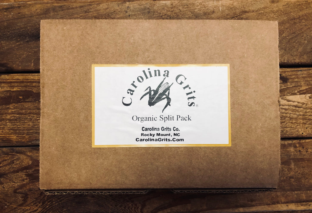 Gift Box! - Organic Grits Split Pack (1 White + 1 Yellow) - Out of stock