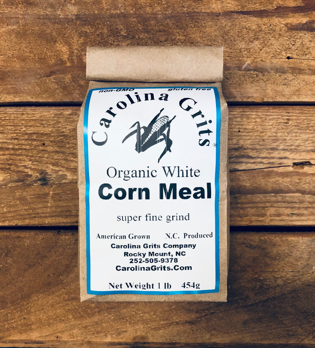Organic Cornmeal - Fine Grind (White) - Back in Stock!