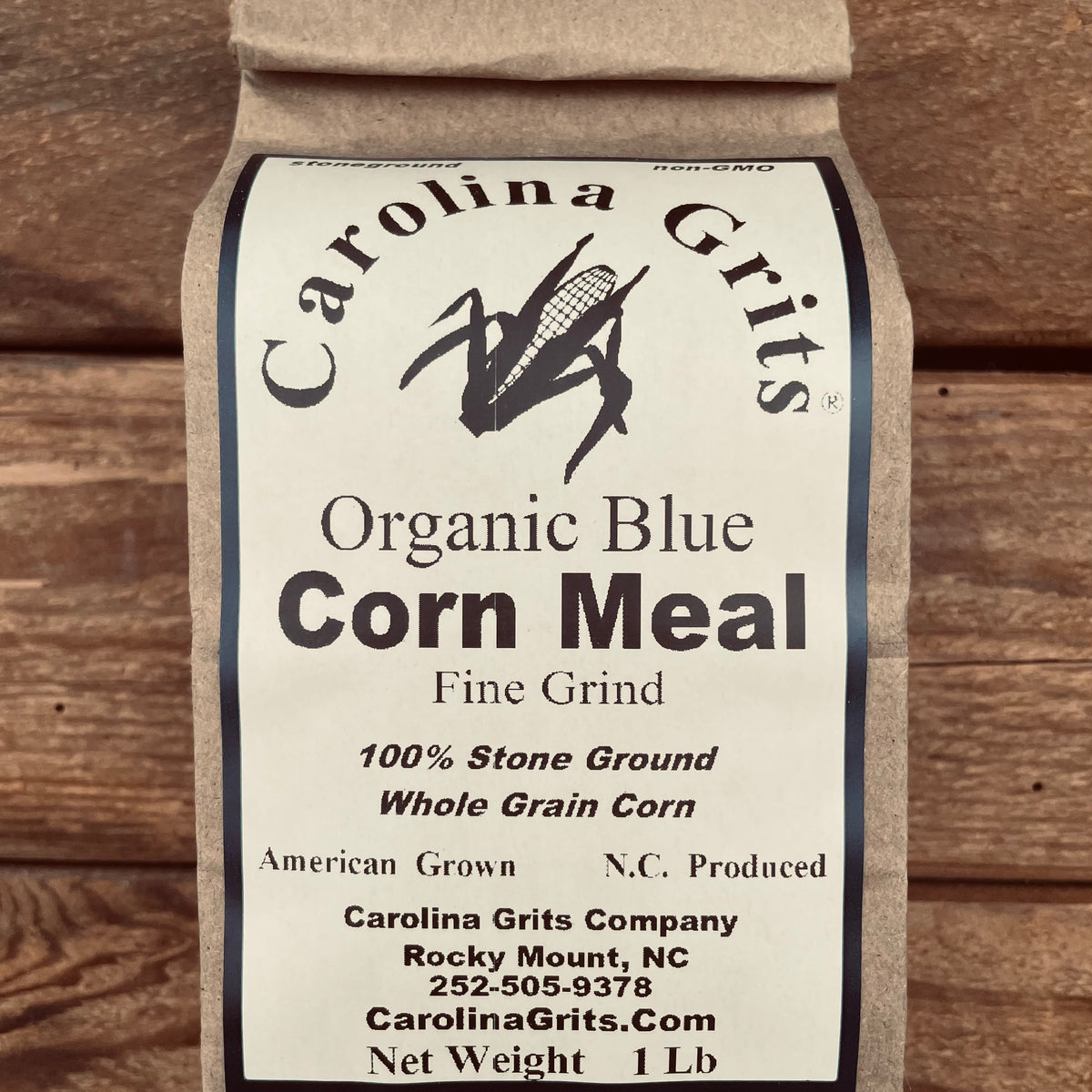 Blue Cornmeal Organic (Fine Grind) 16oz temporarily out of stock