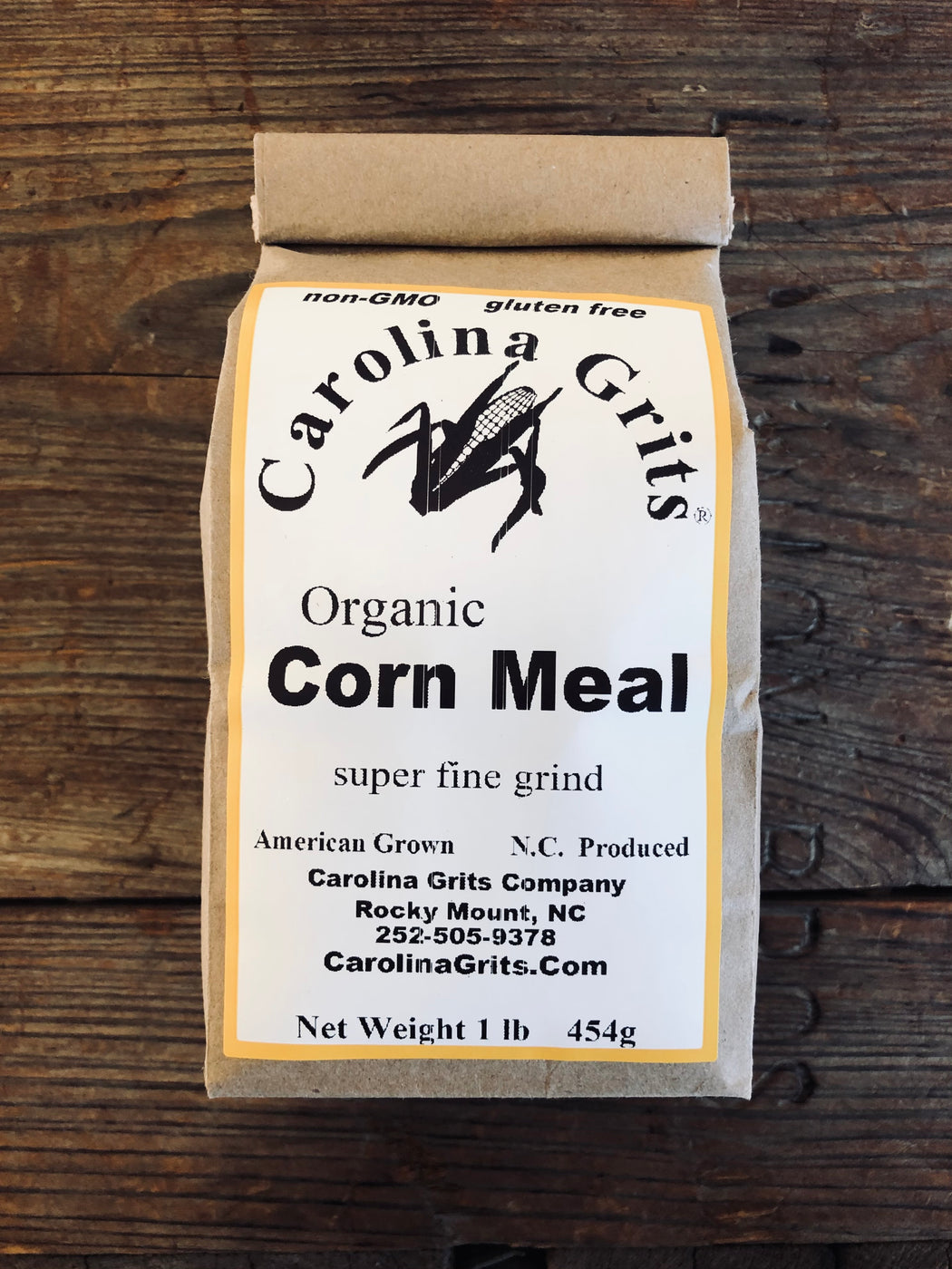 Organic Cornmeal Fine Grind (Yellow) Out of Stock! Carolina Grits