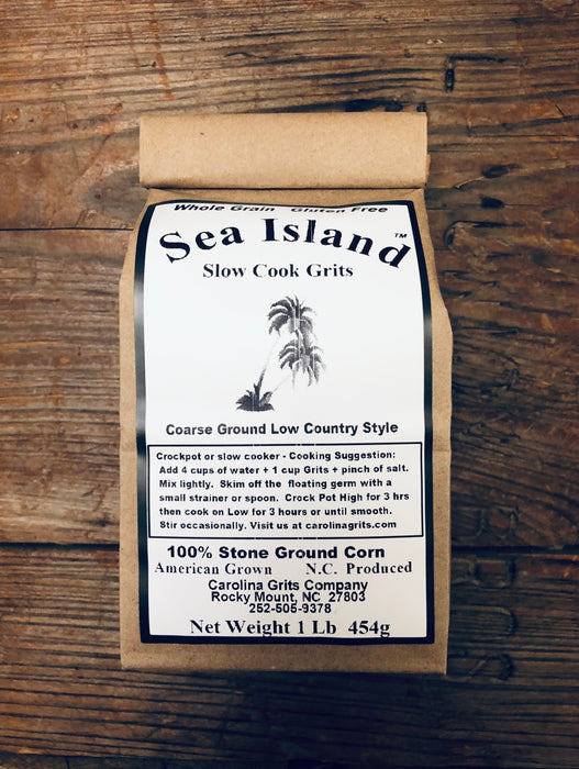 Sea Island Grits (16oz) - slow cook/coarse ground