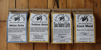 Stoneground Sampler Pack - 1 White + 1 Yellow + 1 Cornmeal + 1 Sea Island